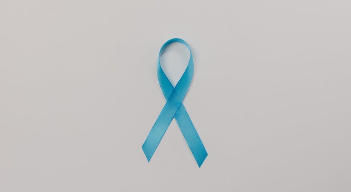 Picture of a blue ribbon